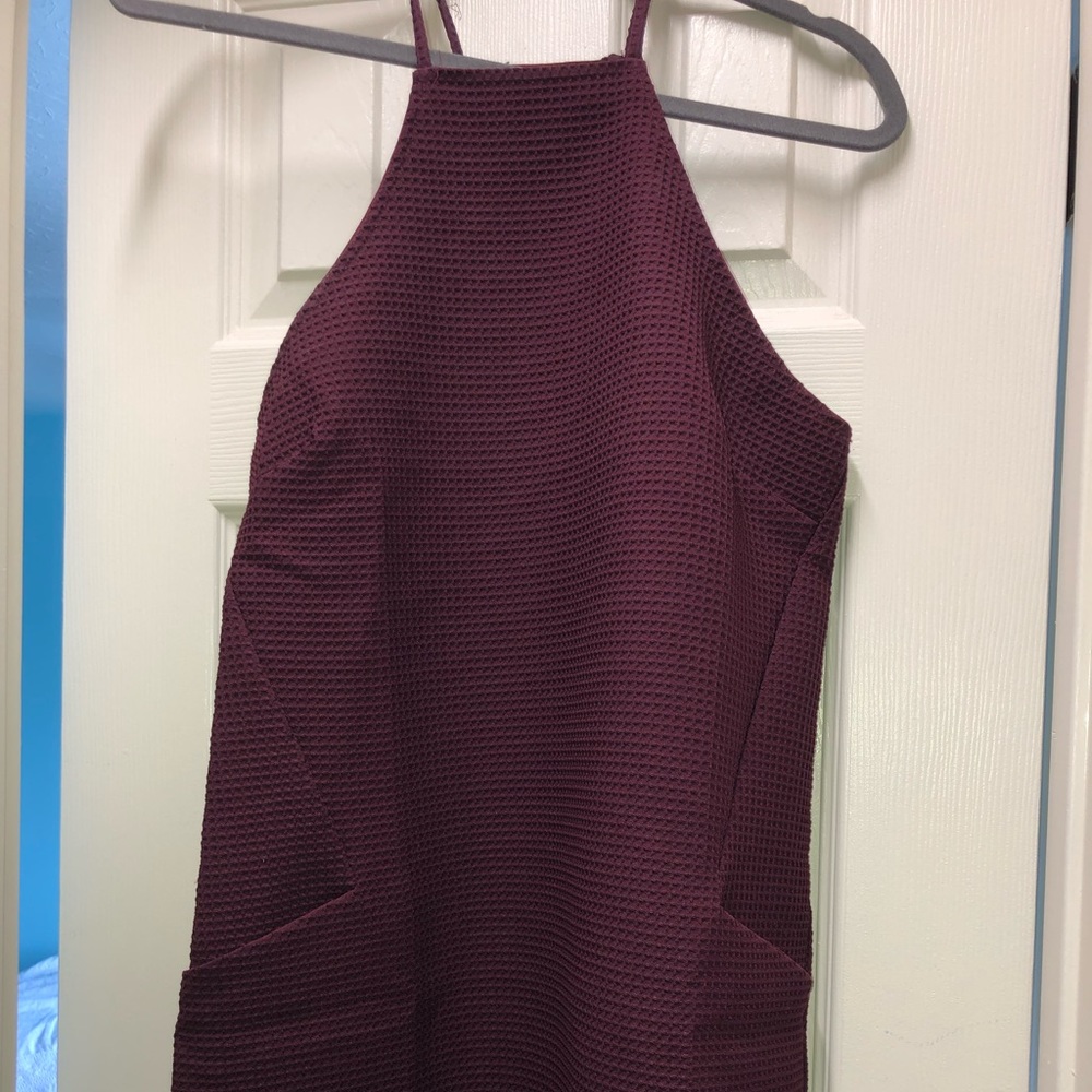 Burgundy Dress